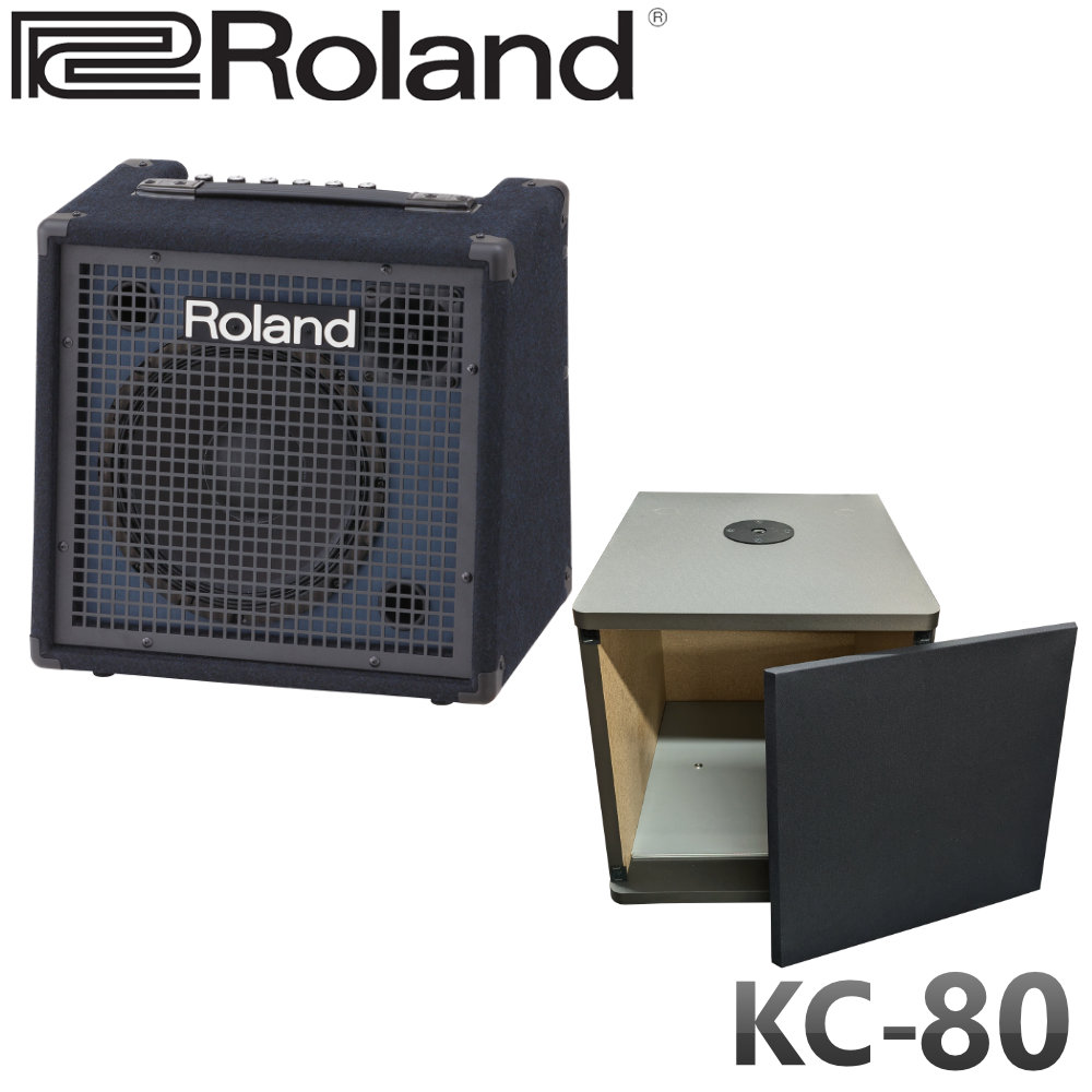 Roland KC-80 キーボードアンプ + スピーカー台セット