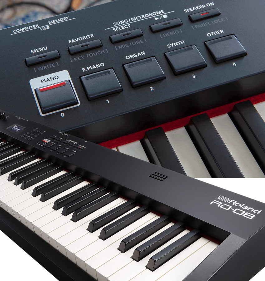 ローランド（Roland） ステージピアノ RD-08 高品質のRoland88鍵盤電子