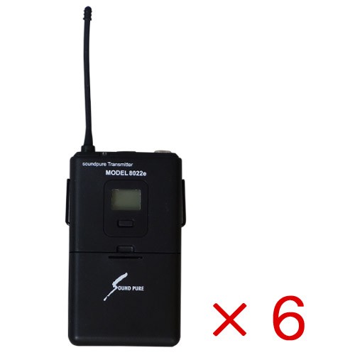 SOUNDPURE ワイヤレスヘッドマイク1個セット 2ch受信機付き : 福山楽器