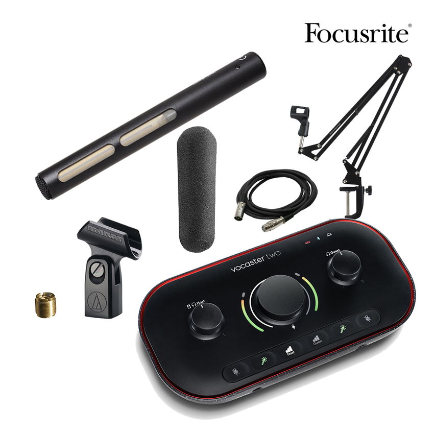 Focusrite Vocaster Two　配信セット (ガンマイクセット)