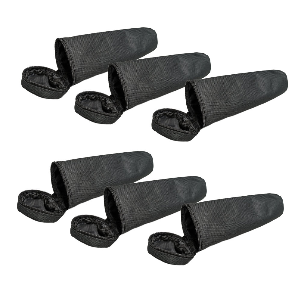 ワイヤレスマイクケース 1本用 3個セット ソフトケース ファスナー付き メール便対応 1点まで