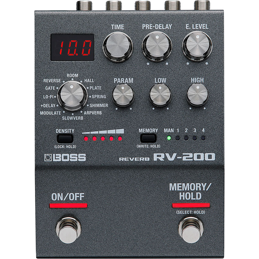 BOSS（ボス） リバーブ RV-200 REVERB 純正アダプター付 ボス