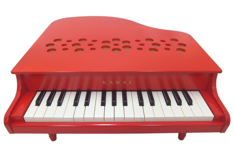 KAWAI カワイ ミニピアノ P-32 レッド 1163 木製ミニピアノ : 音響機材