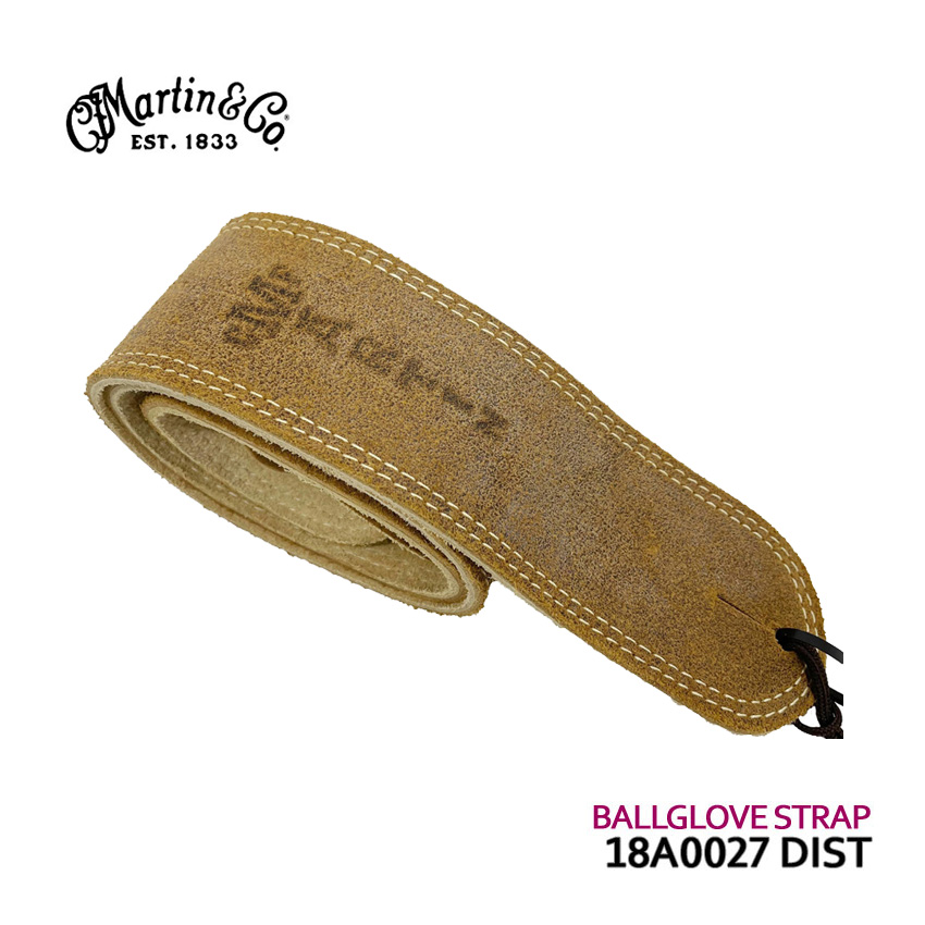 Martin ギターストラップ BALL GLOVE LEATHER SUEDE STRAP 18A0027