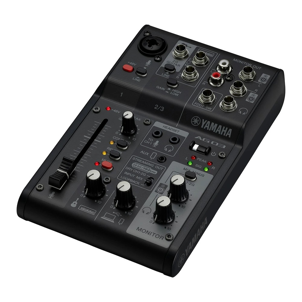 YAMAHA（ヤマハ） YAMAHA AG03MK2 B / 歌配信向き ダイナミックマイク