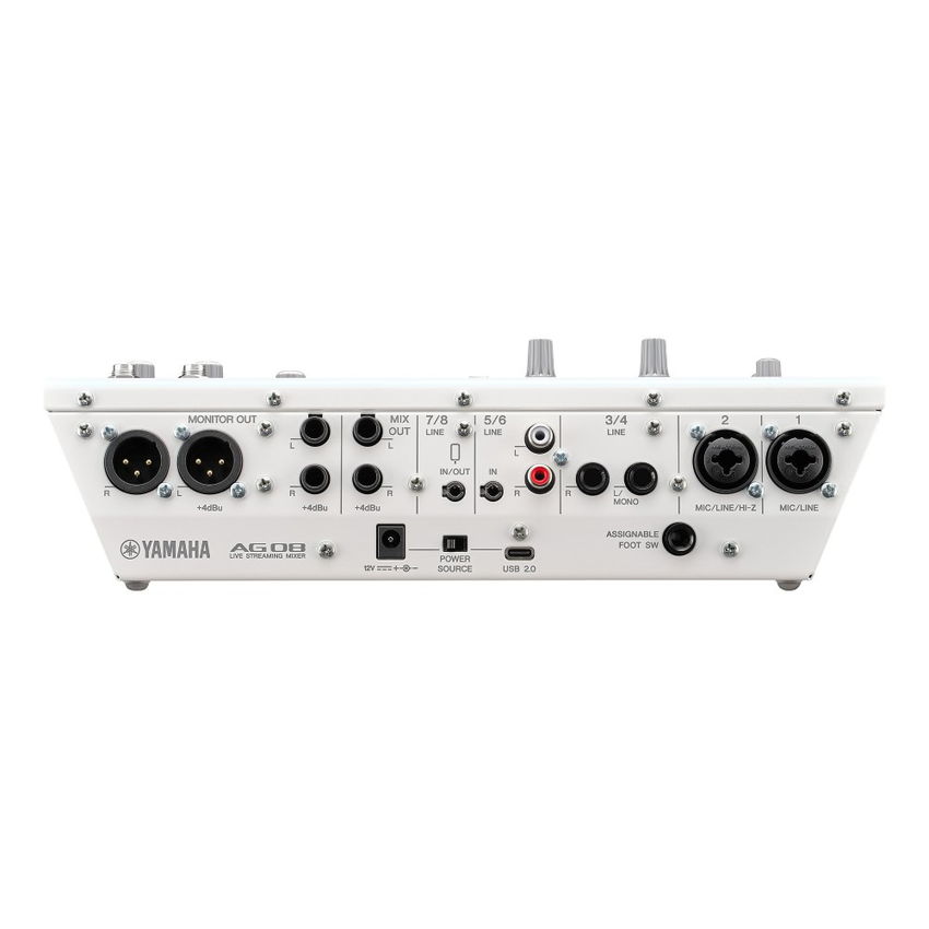 YAMAHA（ヤマハ） YAMAHA AG08 ホワイト ゲーム実況セット SHURE SM7B