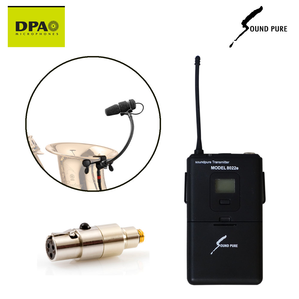 DPA サックス用マイク + ワイヤレス送信機セット : 音響機材と楽器の 