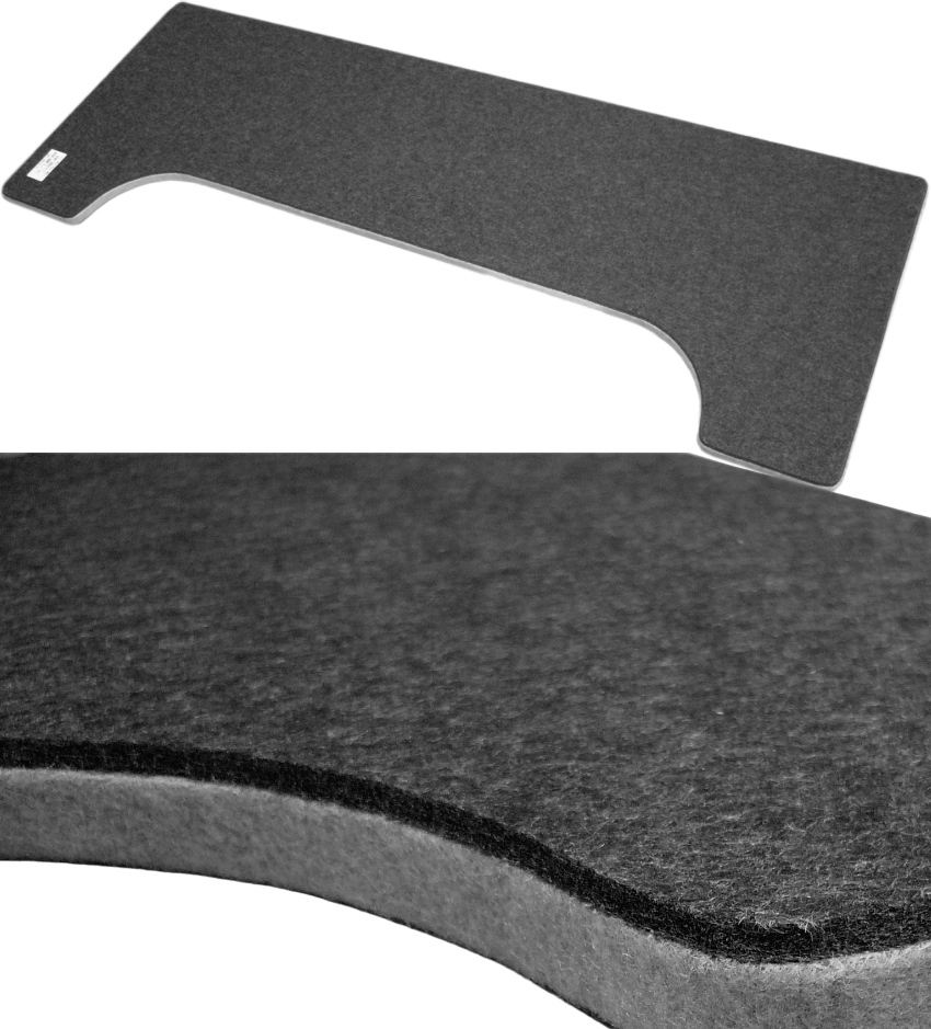 ピアノ用 床補強ボード ビッグパネル 断熱・防音タイプ グレイ アップ