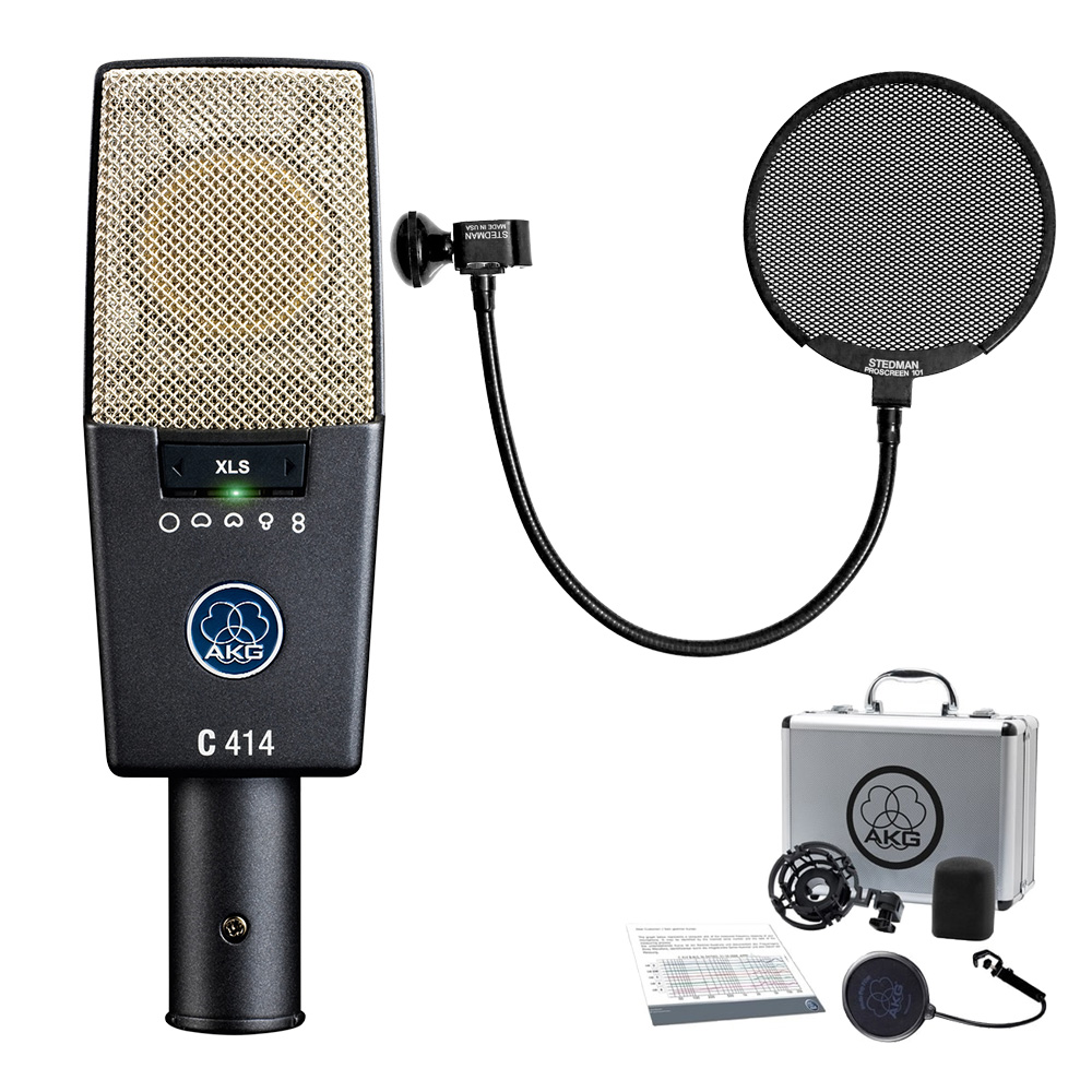 AKG AKG C414 XLS-Y4 (STEDMAN メタルポップガードセット) : 音響機材