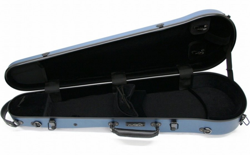 カーボンファイバー製 バイオリン ケースCFV-2S サテンブルー CFV2S