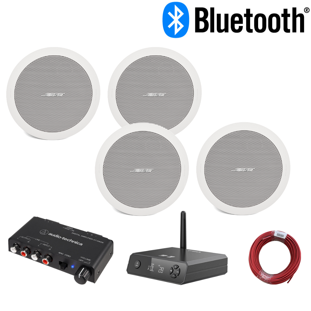 BOSE スピーカー×4 DM2CB-4SP-SET】BOSE 天井埋込型スピーカー4台セット(ブラック