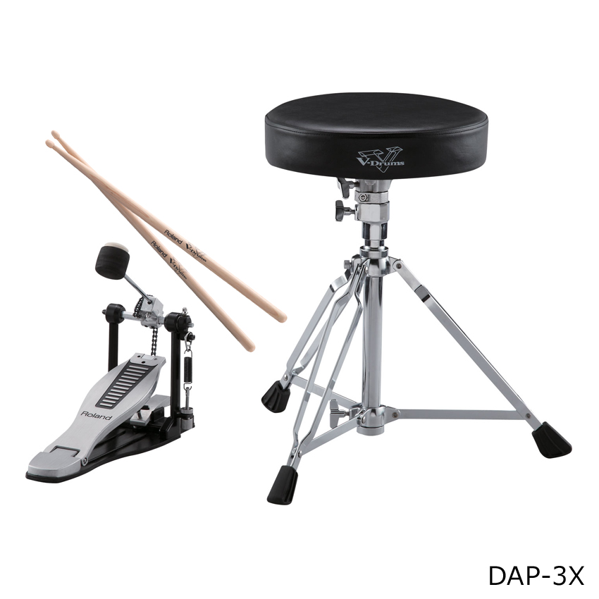 激安な Roland/ローランド ドラムアクセサリーセット DAP-3X(アクセサリーパッケージ) & V-Drum用ヘッドフォン(RH-300V) エレドラ