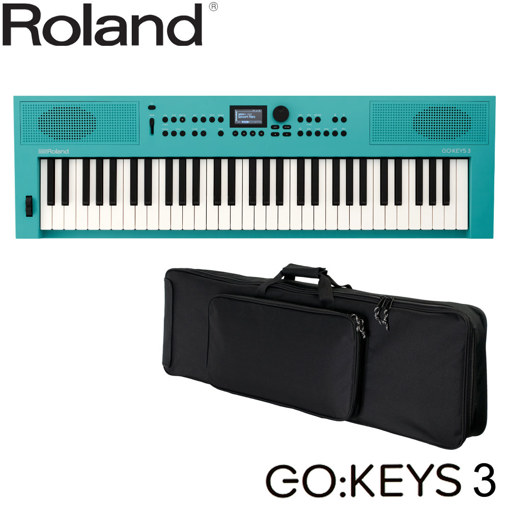 Roland GO KEYS 3 ターコイズ TQ + キーボードケースセット ローランド