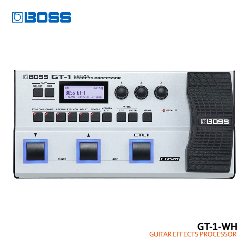 限定生産モデル BOSSマルチエフェクター GT-1-WH ボス エフェクター | BOSS（楽器、器材）