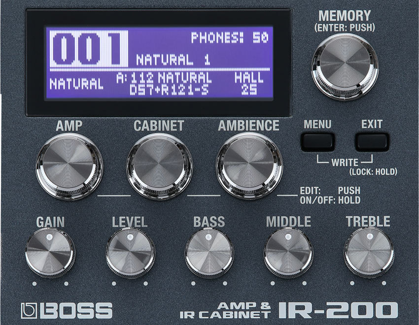 BOSS（ボス） アンプ＆IRキャビネット IR-200 AMP＆IR CABINET ボス