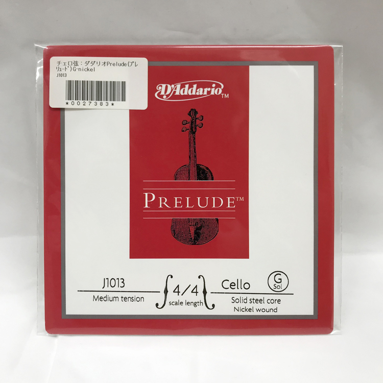 チェロ様 D'Addario（ダダリオ） チェロ弦 J1013 4/4M Prelude Cello Strings/G トップス