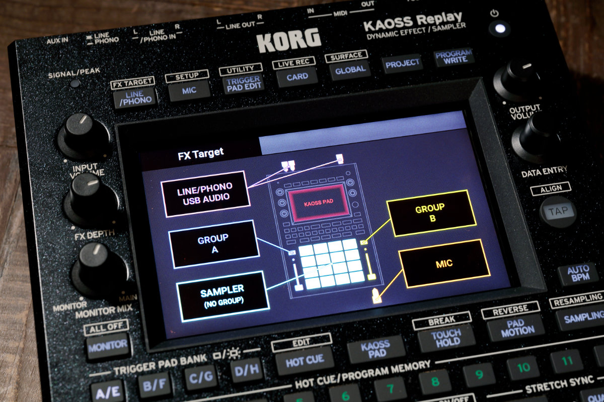 KORG（コルグ） サンプラー KAOSS REPLAY カオスエフェクト搭載 : 音響