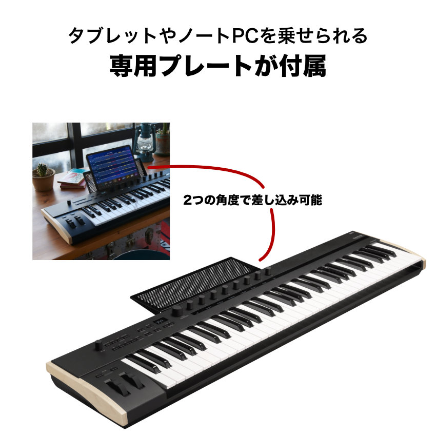KORG（コルグ） ケース付き□KORG MIDIキーボード Keystage61 61鍵盤