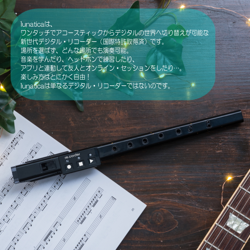ARTinoise アルティノイズ lunatica ルナティカ 電子リコーダー