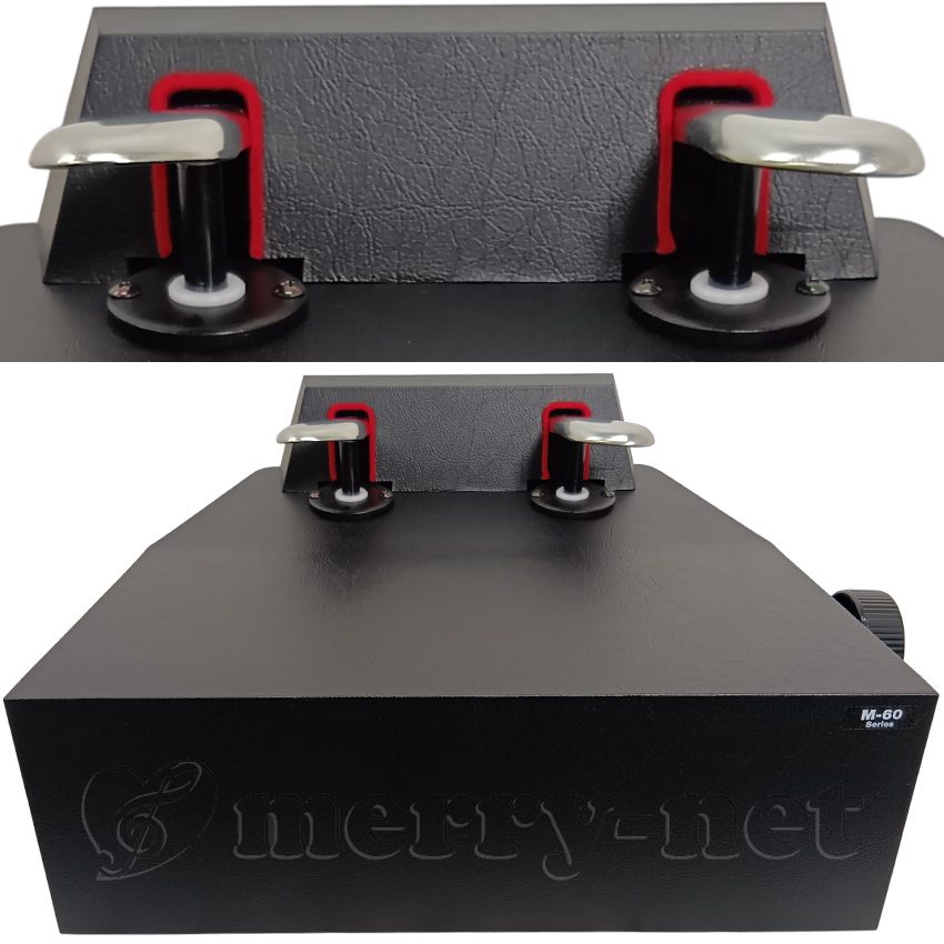 ピアノ補助ペダル M60 (M-60) ピアノ用 ペダル付き足台 : 音響機材と