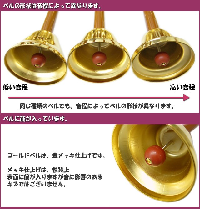 ハンドベル21音セット。 ウチダ ミュージックハンドベル カラー 21音
