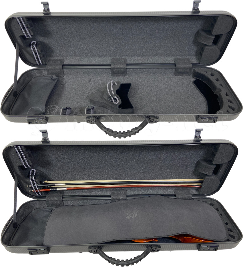 LION カーボン バイオリンケース SolidPro 上位モデル スノーホワイト_3