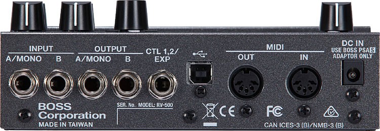 BOSS（ボス） リバーブ RV-500 エフェクター : 音響機材と楽器のメリー