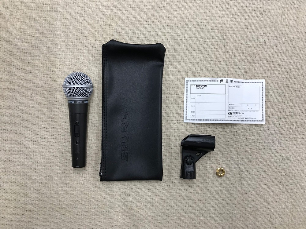 SHURE（シュア） シュアー SM58SE 永久保証のマイクケーブルセット
