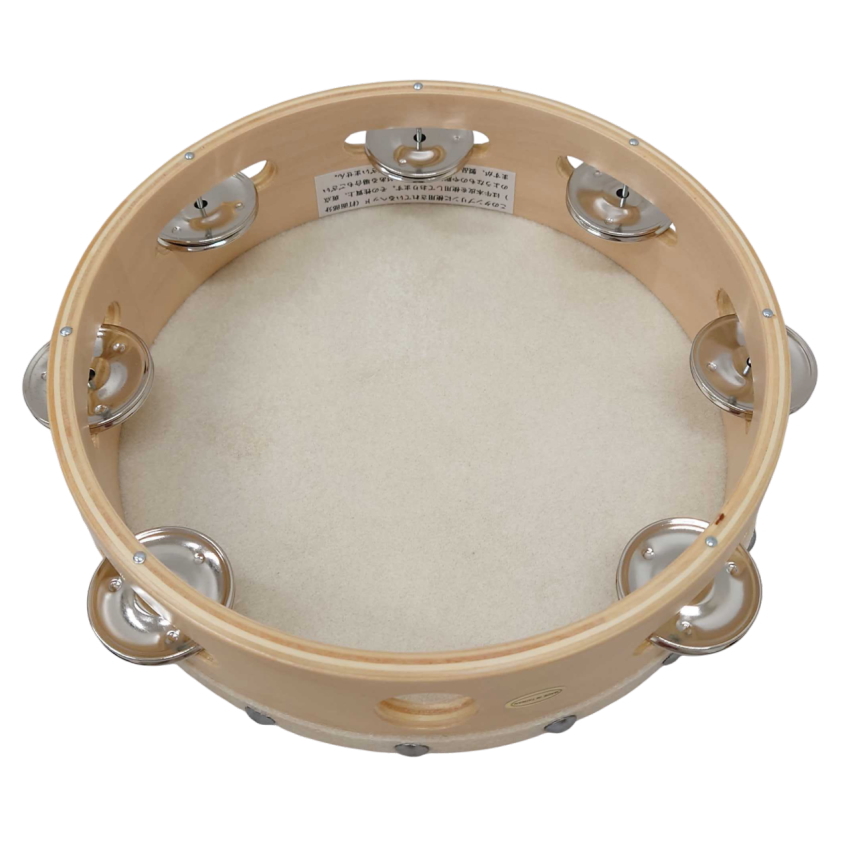 KIKUTANI（キクタニ） 皮付きタンバリン 直径21cm TMB-21 KIKUTANI