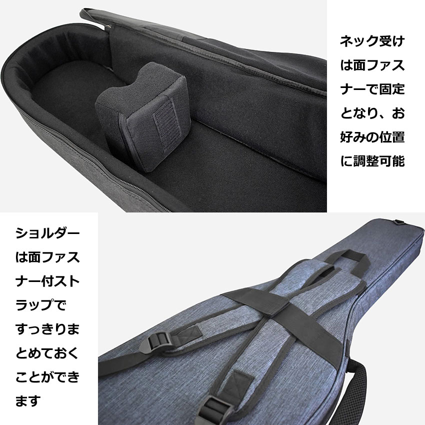 TOUGH-TX エレキベース用ギグバッグ TX-EB1 GRY タフティクス : 音響