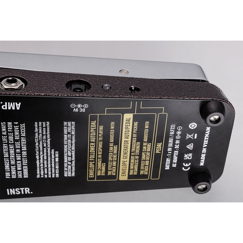 VOX 純正アダプター付 ワウペダル V863-CA CUSTOM AUTO WAH WAH PEDAL