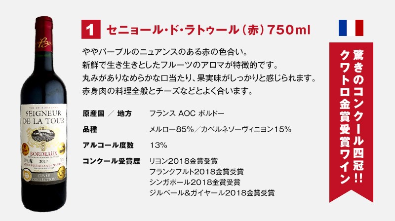 金賞ワインセット