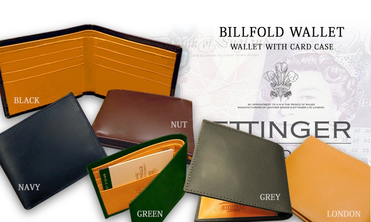 ETTINGER（エッティンガー） ETTINGER社公認正規販売店 二つ折り札入れ 