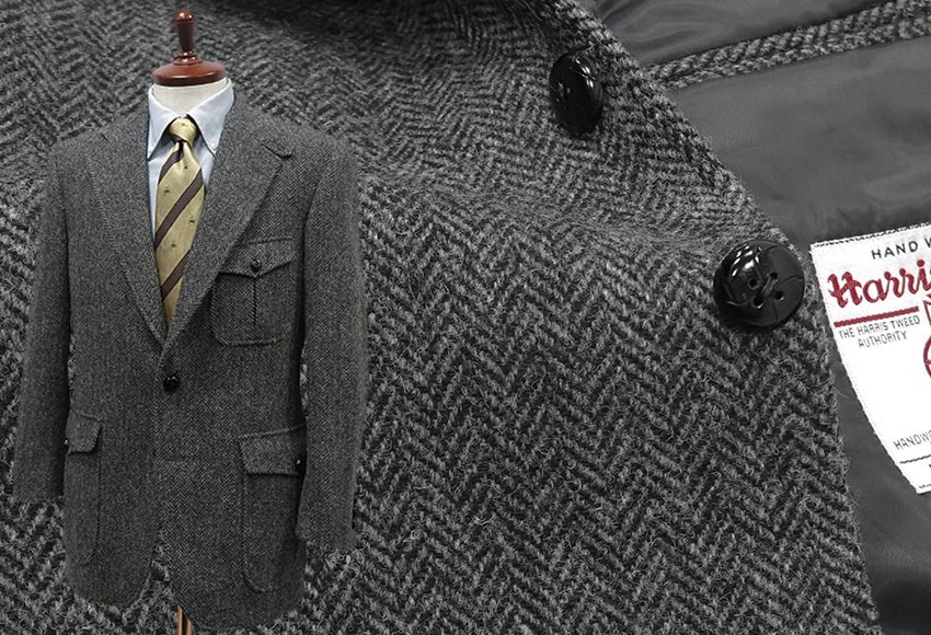 トラッドファッション復刻版 MESSENGER 3ツ釦段返りハンティング