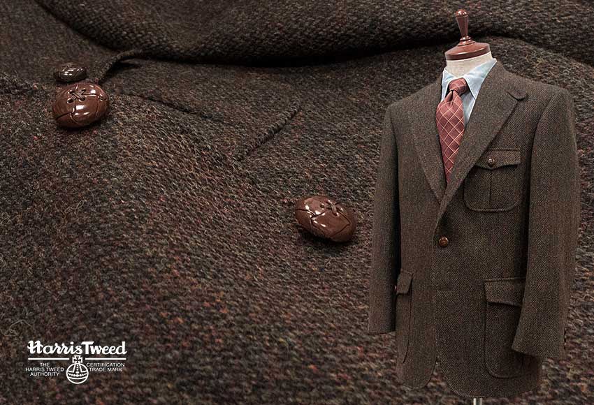 トラッドファッション復刻版 MESSENGER 3ツ釦段返りハンティング