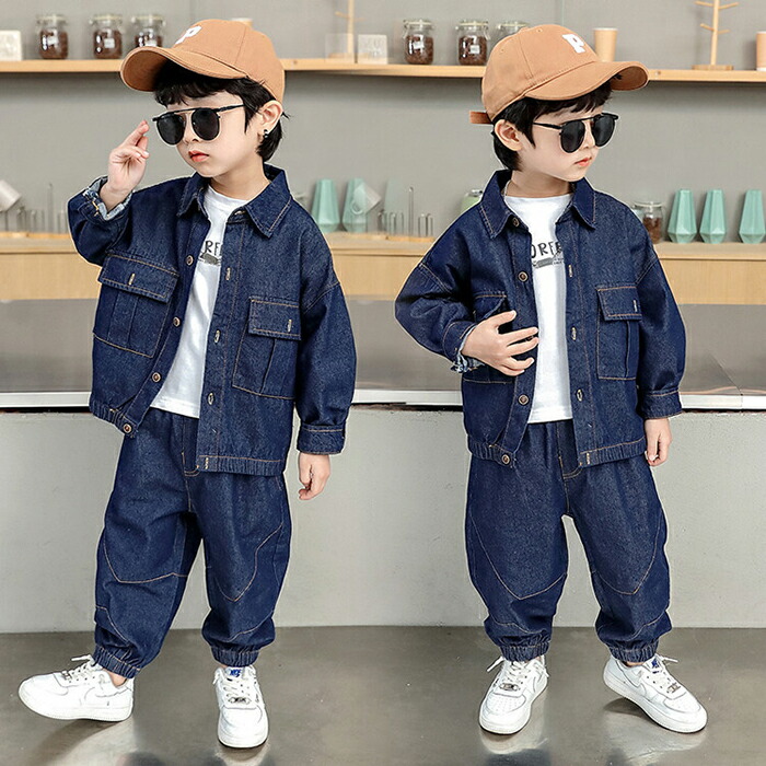 キッズ服（男の子向け100〜110）オールシーズンまとめ売り、合計76点セット 子供服 デニム セットアップ キッズ 2点セット 兄妹 お揃い ダンス衣装