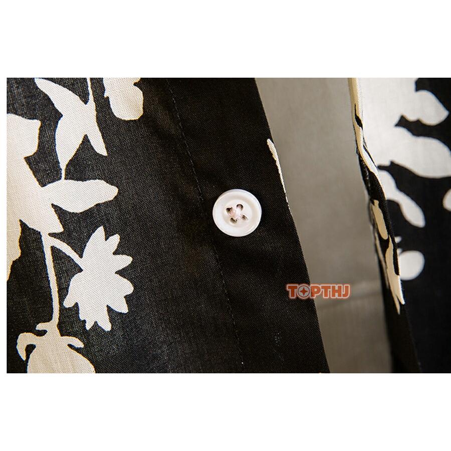 花柄シャツ メンズ 綿 長袖シャツ M-7XL アロハシャツ おしゃれ