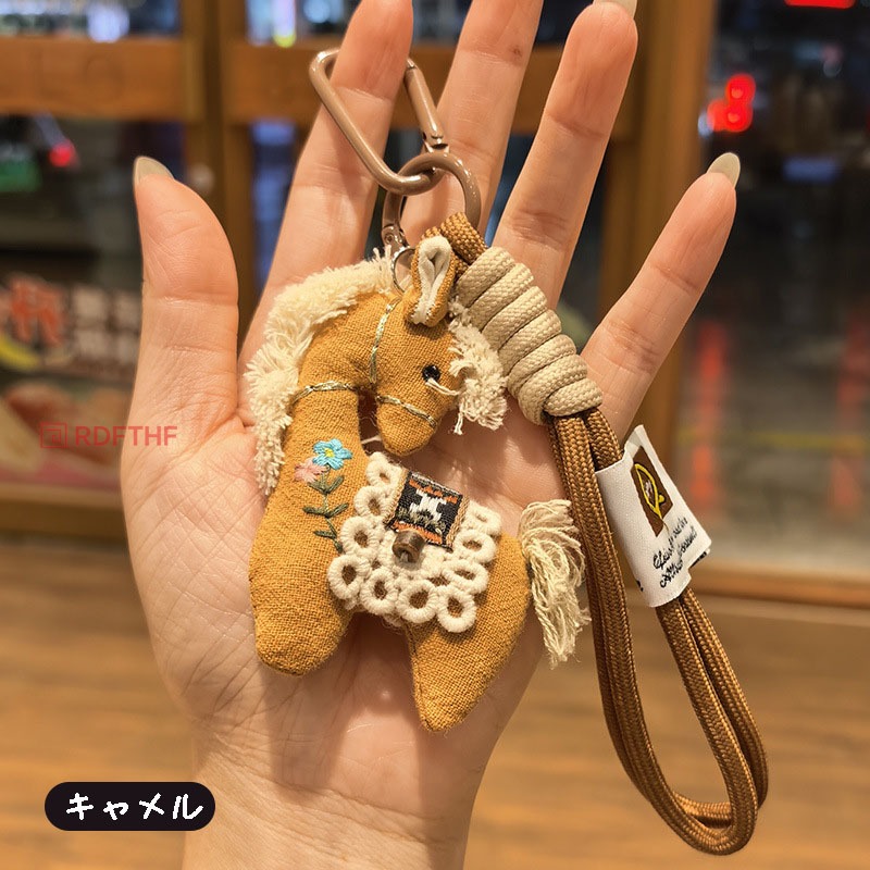 選べる2点セット】馬 バッグチャーム キーホルダー 手作り チャーム 馬