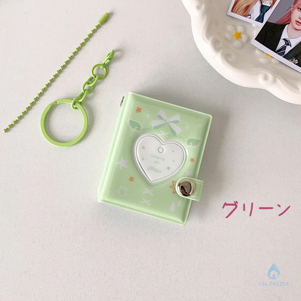 ミニシール帳 6個入り キーホルダー DIY 手作り 6.5*5.4 2インチ ト