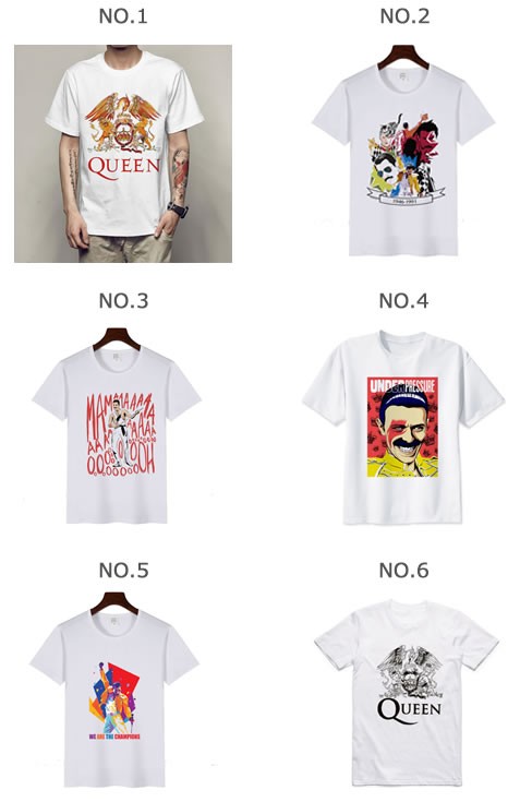 MERCURY QUEEN Tシャツ 男女兼用 クイーン ROCK フレディ