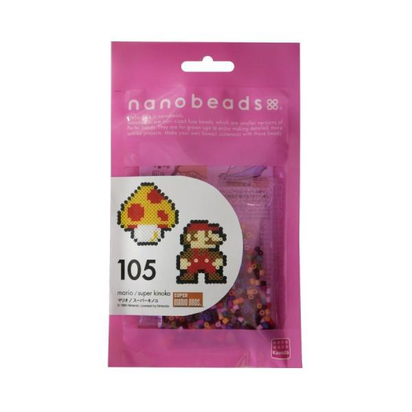 ナノビーズ 105 マリオ/スーパーキノコ 80-63010