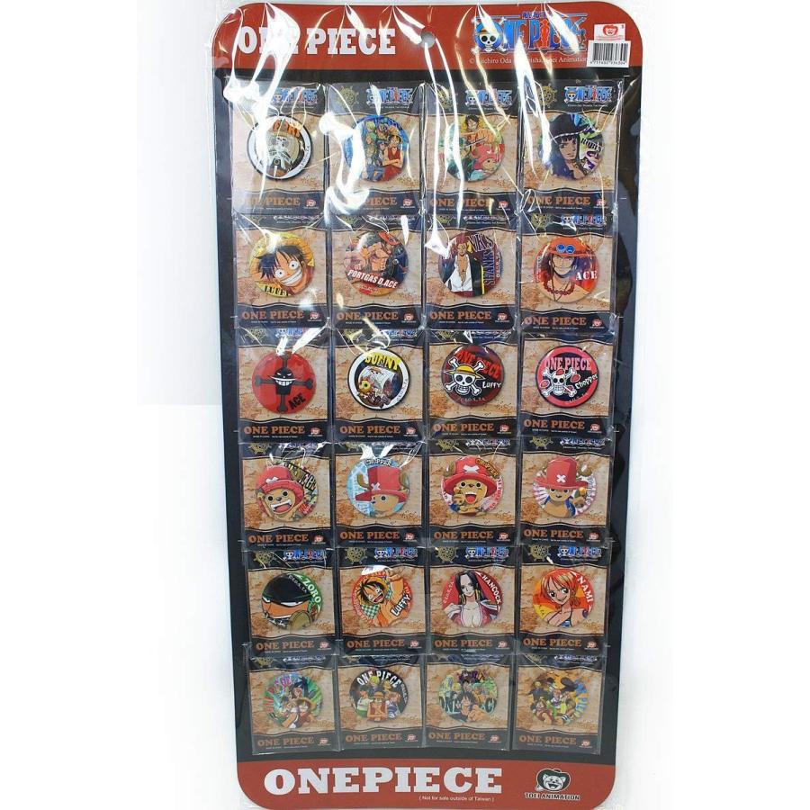 ONE PIECE バッジ24個セット