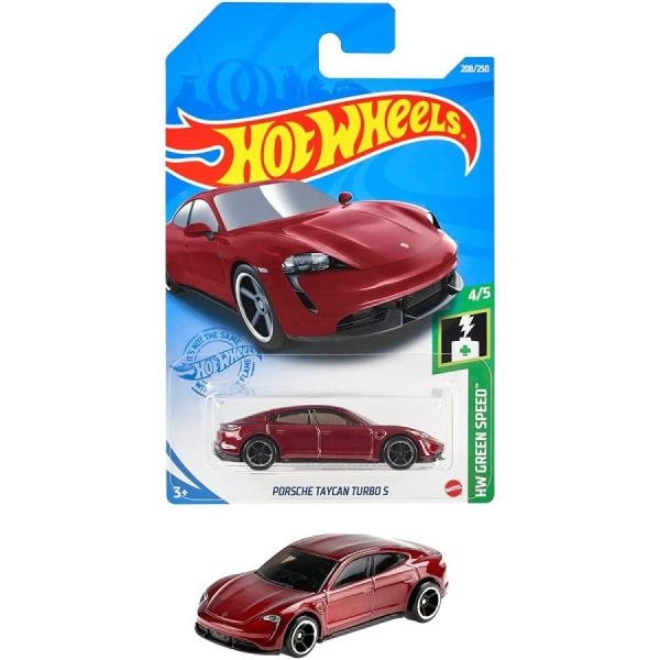 ホットウィール(Hot Wheels) ベーシックカー ポルシェ タイカン ターボ S HCM56 レッド｜metacyverse