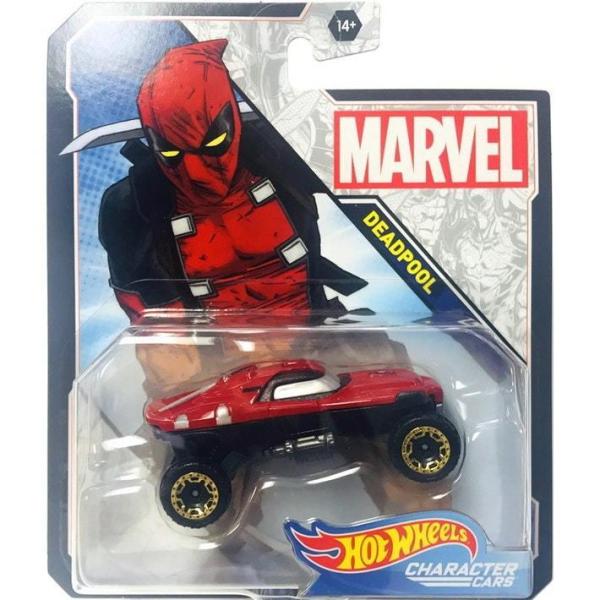Hot Wheels Marvel Character Car Deadpool