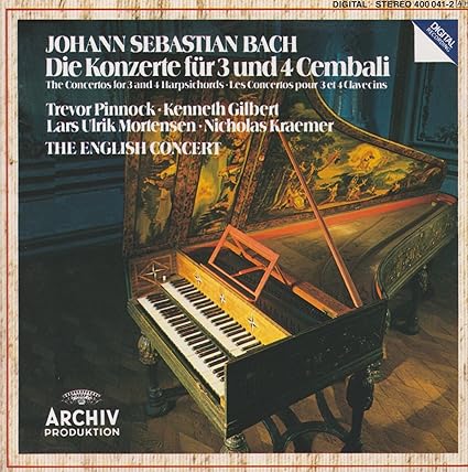 【中古】Bach: Die Konzerte Fur 3 & 4 Cembali / Pinnock / イングリッシュ・コンサート (帯なし)
