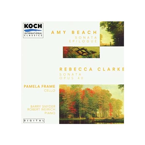 【中古】Clarke/Beach;Cello/Vln Sonatas / Clarke, Rebecca （帯なし）