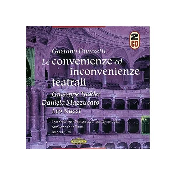 【中古】Gaetano Donizetti Le Convenienze Ed Inconvenienze Teatrali 2 CDs / Donizetti, G.（帯なし）