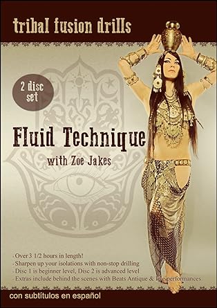 【中古】Fluid Technique - Tribal Fusion Drills (DVD) / Zoe Jakes （帯なし）