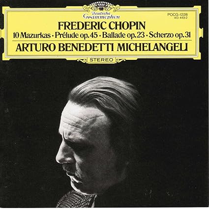 【中古】Chopin: 10 Mazurkas / Prelude Op. 45 / Scherso Op. 31 / Arturo Benedetti Michelangeli (Piano)（帯なし）