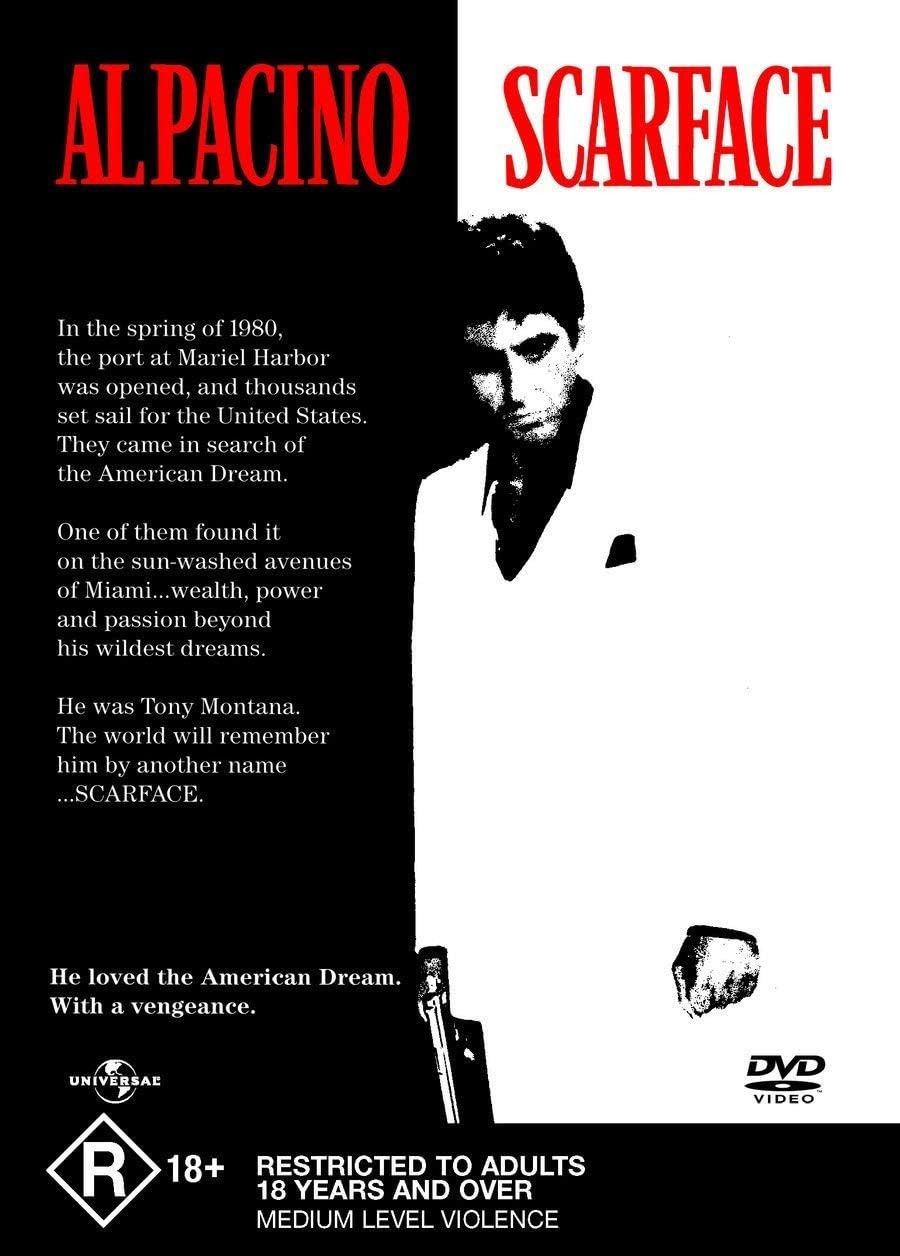 【中古】Scarface - Al Pacino, Michelle Pfeiffer, Brian De Palma(DVD)（帯無し）